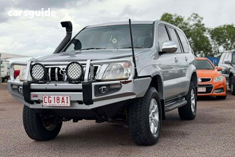Silver 2007 Toyota Landcruiser Prado Wagon Gxl (4X4)