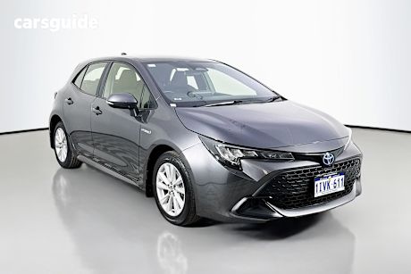 Silver 2023 Toyota Corolla Hatchback Ascent Sport Hybrid
