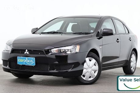Black 2013 Mitsubishi Lancer Sedan Es
