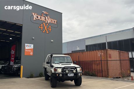 White 2016 Toyota Landcruiser Ute Tray GXL