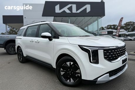 White 2025 Kia Carnival Wagon S Hev