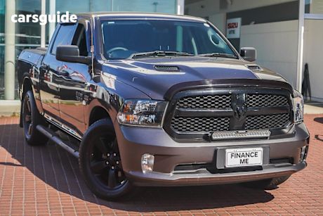 Grey 2022 RAM 1500 Crew Cab Utility Express Rambox