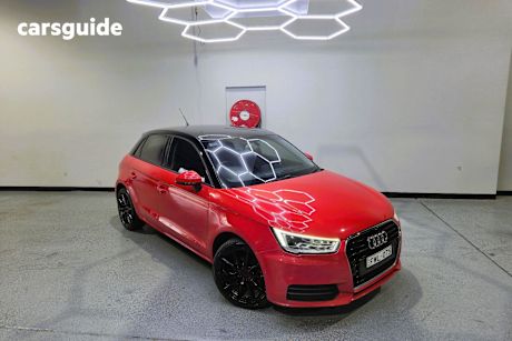 Red 2017 Audi A1 Hatchback Sportback 1.0 Tfsi
