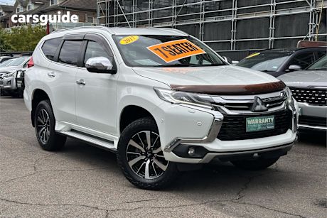 White 2017 Mitsubishi Pajero Sport Wagon Exceed (4X4) 7 Seat