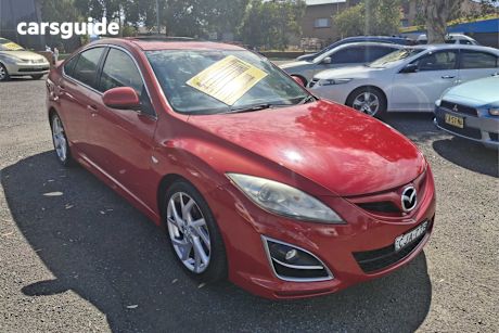 Red 2010 Mazda 6 Hatchback Luxury Sports