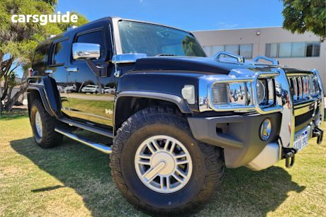 Black 2007 Hummer H3 Wagon Luxury