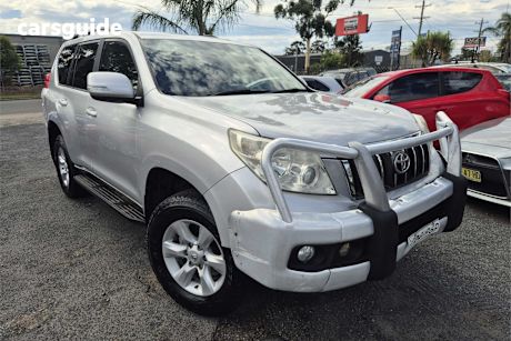 Silver 2011 Toyota Landcruiser Prado Wagon Gxl (4X4)