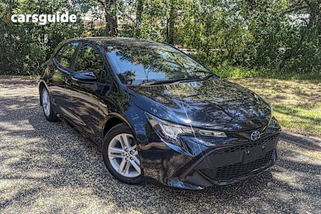 Black 2022 Toyota Corolla Hatchback Ascent Sport Hybrid