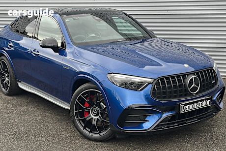 Blue 2023 Mercedes-Benz GLC63 Coupe S E Performance