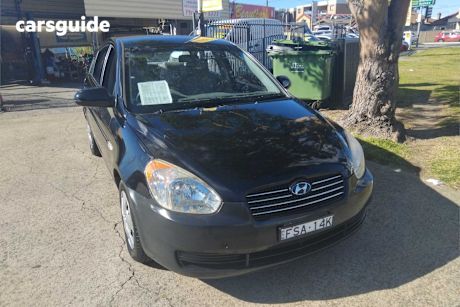 Black 2006 Hyundai Accent Sedan 1.6