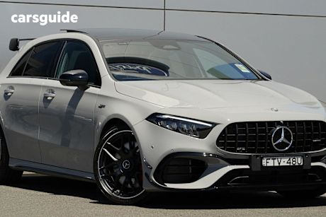 Grey 2025 Mercedes-Benz A45 Hatchback S 4Matic+