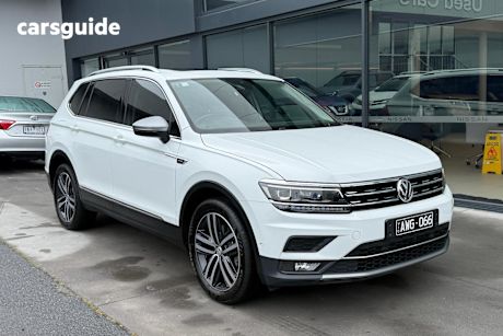 White 2018 Volkswagen Tiguan Wagon Allspace 162 Tsi Highline