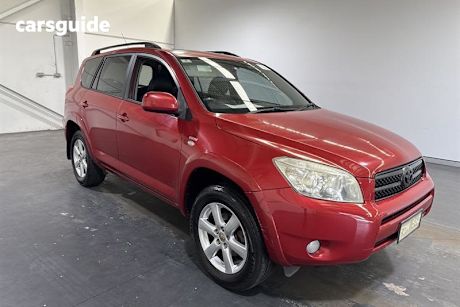 Red 2007 Toyota RAV4 Wagon Cruiser (4X4)