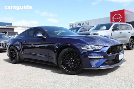 Blue 2018 Ford Mustang Convertible Gt 5.0 V8