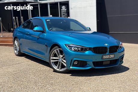 Blue 2019 BMW 420I Coupe M Sport