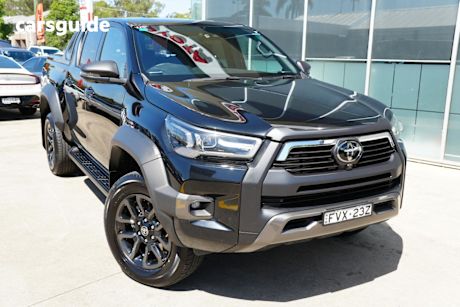 Black 2024 Toyota Hilux Ute Tray 4X4