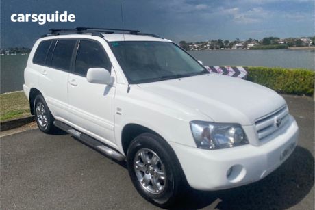 White 2005 Toyota Kluger Wagon Cvx (4X4)