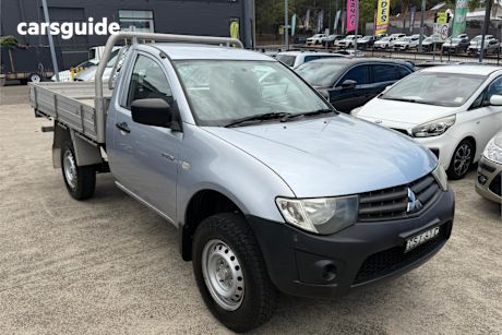 Silver 2014 Mitsubishi Triton Cab Chassis Gl