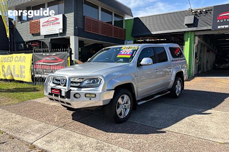 Silver 2017 Volkswagen Amarok Dual Cab Utility V6 Tdi 550 Highline