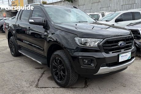 Black 2021 Ford Ranger Double Cab Pick Up Wildtrak 3.2 (4X4)
