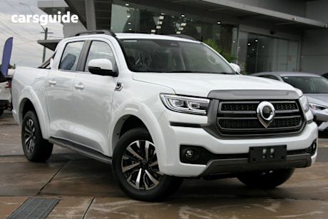 White 2025 GWM Cannon Dual Cab Utility Premium (4X4)