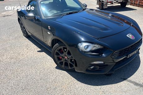 Black 2017 Abarth 124 Roadster Spider