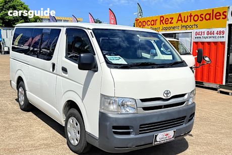 White 2010 Toyota HiAce Commercial DX