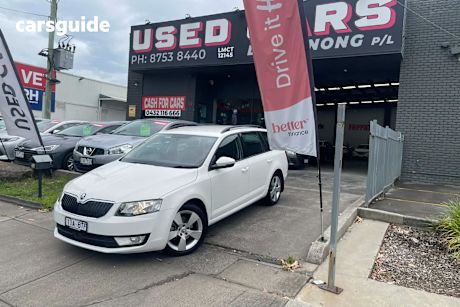 White 2016 Skoda Octavia Wagon 110 Tsi Ambition