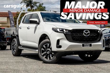 White 2025 Mazda BT-50 Dual Cab Chassis Xtr (4X4)