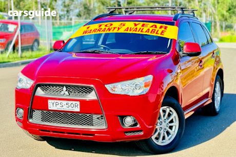Red 2012 Mitsubishi ASX Wagon (2Wd)