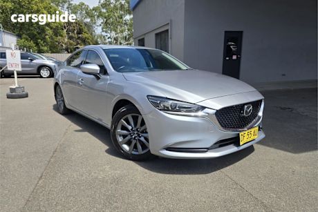 Silver 2022 Mazda 6 Sedan Sport