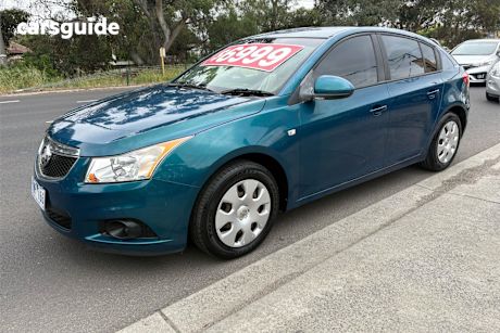 Green 2012 Holden Cruze Hatchback Cd