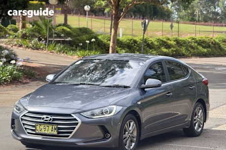 Grey 2016 Hyundai Elantra Sedan Active 2.0 Mpi