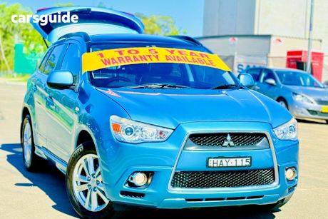 Blue 2011 Mitsubishi ASX Wagon Aspire (4Wd)