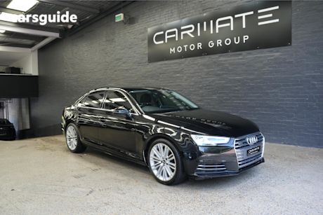 Black 2016 Audi A4 Sedan 2.0 Tfsi Quattro S Tronic Spt