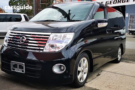 Black 2006 Nissan Elgrand OtherCar HIGHWAY STAR