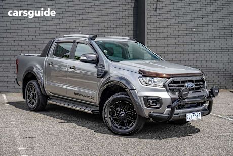Silver 2019 Ford Ranger Double Cab Pick Up Wildtrak 2.0 (4X4)