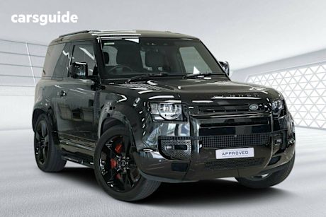 Black 2022 Land Rover Defender Wagon 90 P400 X (294Kw)