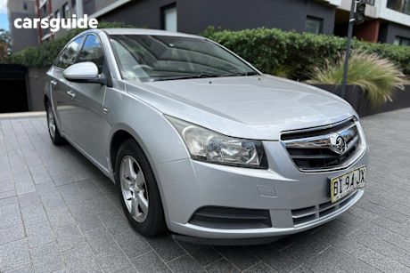 Silver 2010 Holden Cruze Sedan Cd