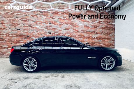 Black 2012 BMW 7 Sedan 30D