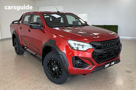 Orange 2025 Isuzu D-MAX Crew Cab Utility Blade
