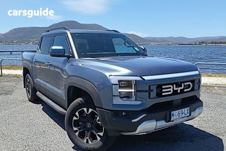 Grey 2024 BYD Shark 6 Dual Cab Utility Dual Motor Premium