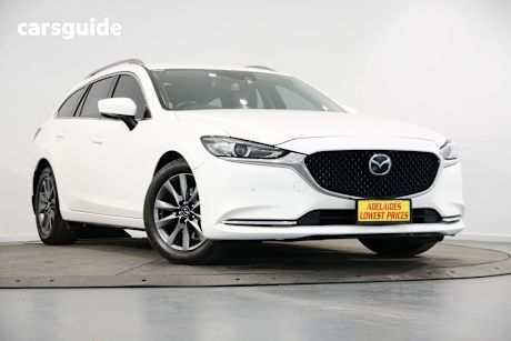 White 2020 Mazda 6 Wagon Touring