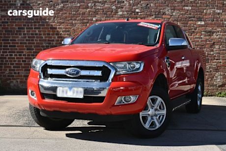 Red 2015 Ford Ranger Super Cab Utility Xlt 3.2 Hi-Rider (4X2)