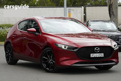 Red 2023 Mazda 3 Hatchback G25 Astina