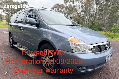 Blue 2010 Kia Grand Carnival Wagon Sli