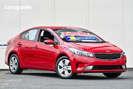 Red 2017 Kia Cerato Sedan S