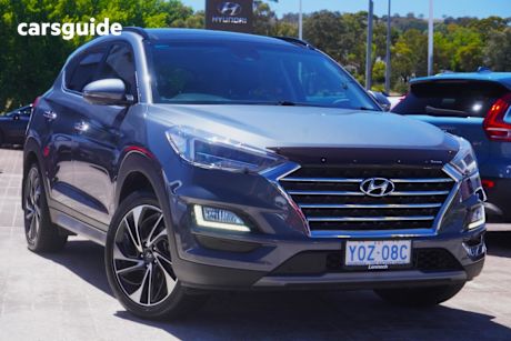 Grey 2020 Hyundai Tucson Wagon Highlander (Awd) Black Int