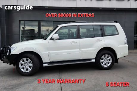 White 2021 Mitsubishi Pajero Wagon Glx5 (4X4) 5 Seat