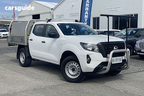White 2022 Nissan Navara Dual Cab Chassis Sl (4X4)